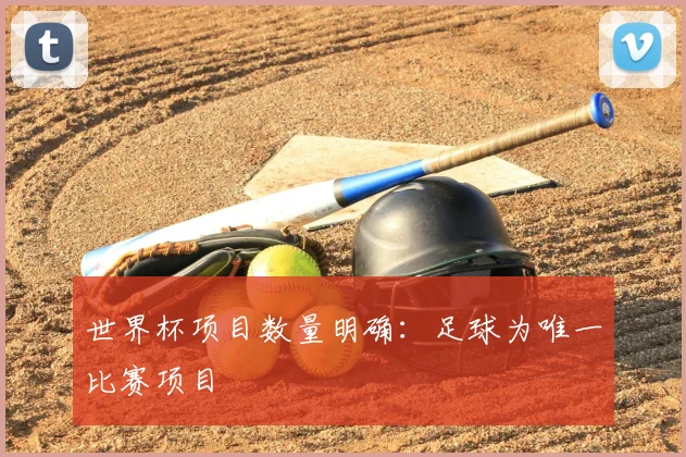 世界杯项目数量明确:足球为唯一比赛项目